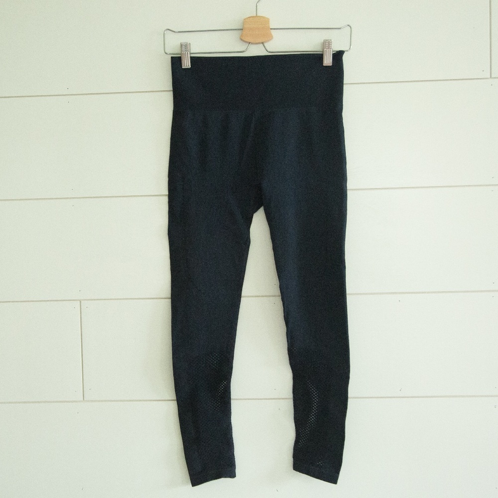 JoyLab Textured Leggings Navy Size Small